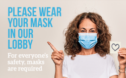 Please wear a mask
