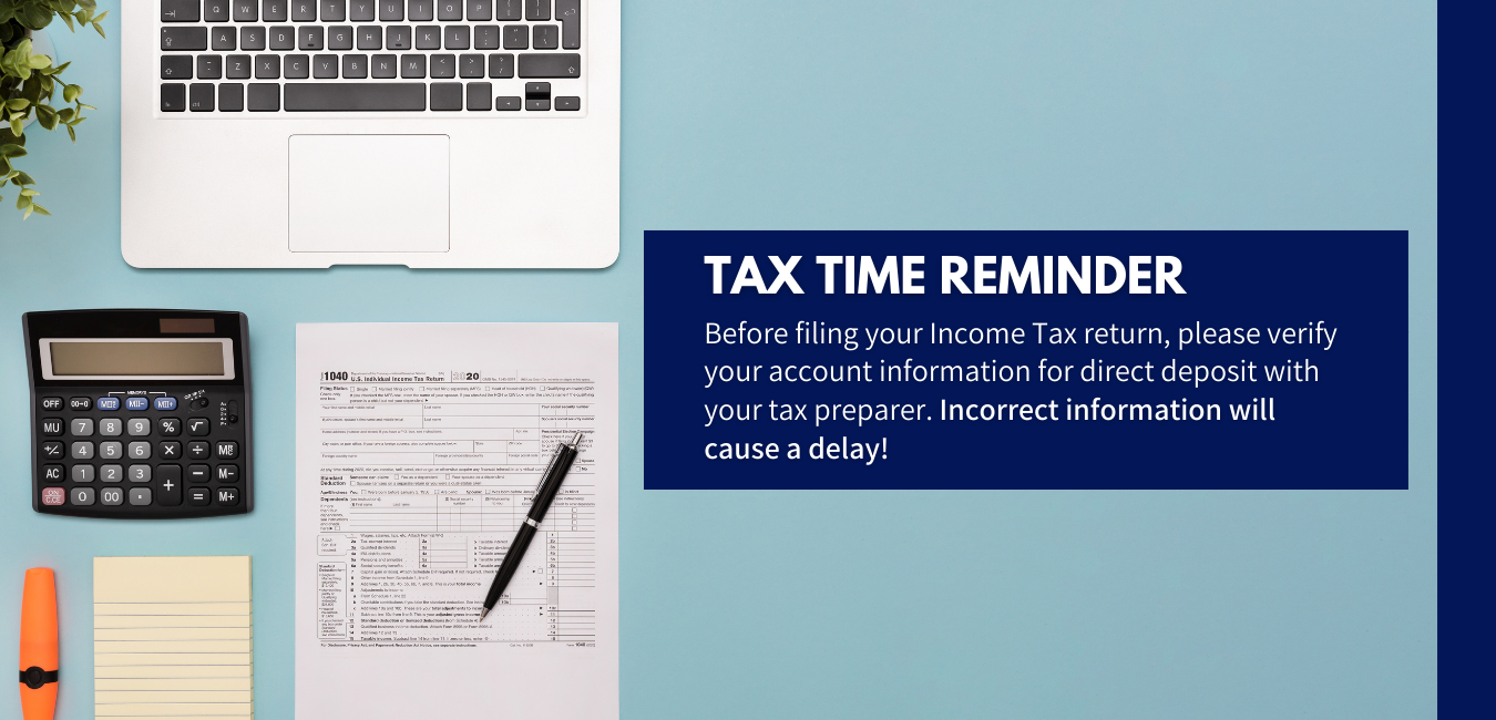 Tax Time Reminder 