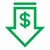lower rate icon